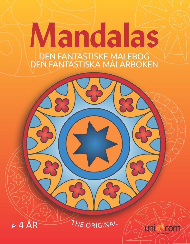 Den fantastiske malebog med Mandalas - fra 4 år 